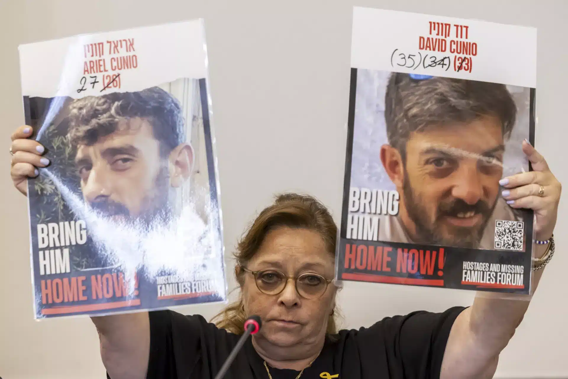 LA MADRE ARGENTINA DE DOS REHENES ISRAELÍES SE AFERRA A LA ESPERANZA TRAS DOS AÑOS