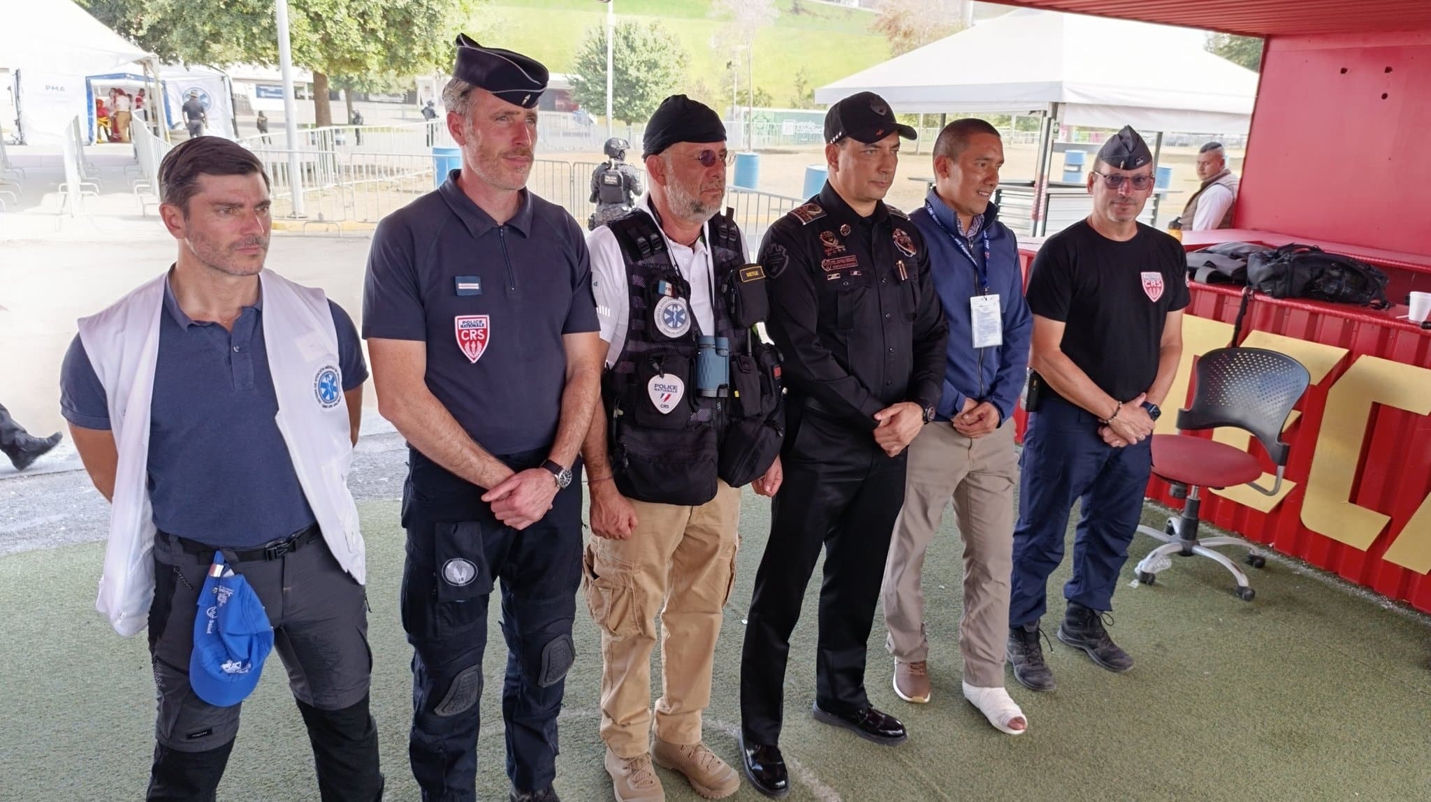 SE PREPARAN PARA EL MUNDIAL. HACEN SIMULACRO DE TRIFULCA Y ATENCIÓN MÉDICA EN EL ESTADIO GUADALAJARA