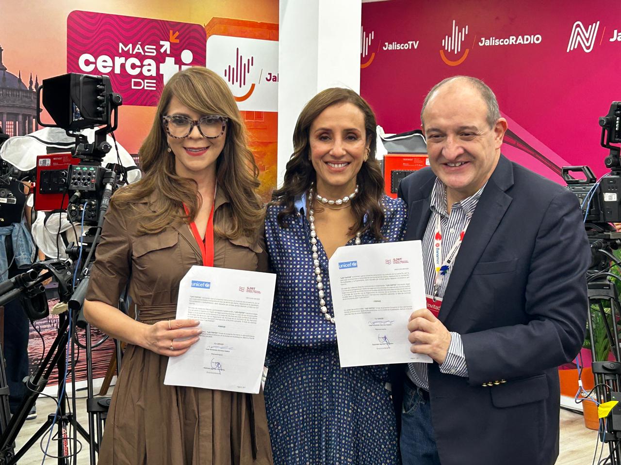 EL SJRTV Y LA UNICEF FIRMAN CONVENIO PARA IMPULSAR LOS DERECHOS DE LA INFANCIA EN JALISCO