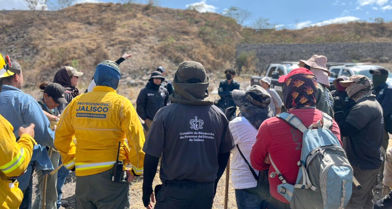 PARTICIPA COBUPEJ EN BÚSQUEDA EN TLAJOMULCO Y ZAPOPAN; HALLAN RESTOS